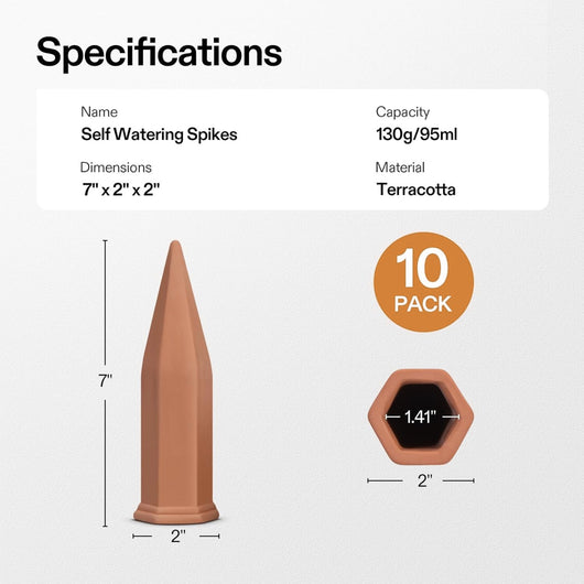 Terracotta Watering Spikes