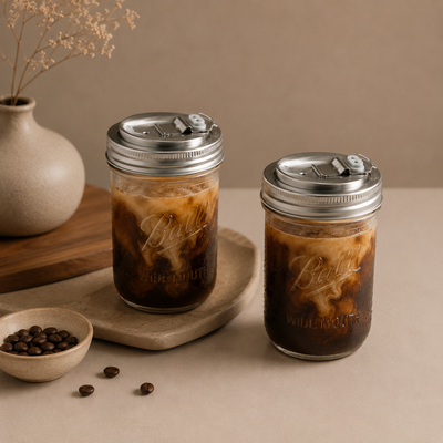 Corus® Mason jar Coffee Lid