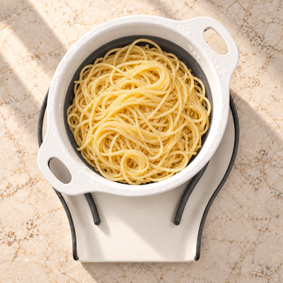 Corus® Collapsible Colander Drain Set