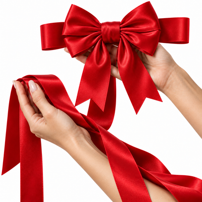 Corus® Christmas Cabinet Bow