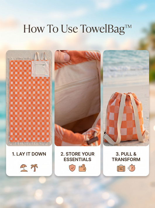 TOWEL BAG 2-IN-1